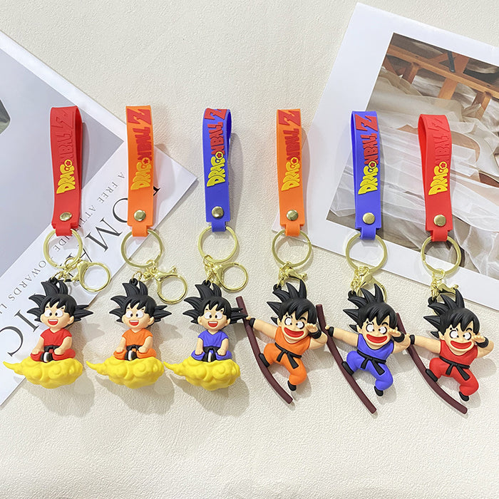 Wholesale Cartoon somersault cloud keychain cartoon toy student backpack pendant