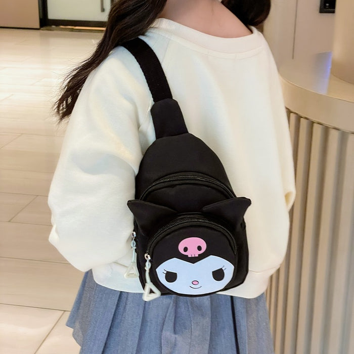 Wholesale New Children's Bag Cute Cartoon Chest Bag Girl Cartoon Outdoor Single Shoulder Travel Backpack
