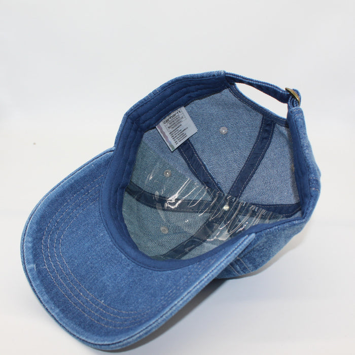 Wholesale Washed Distressed Soft Top Leather Label Curved Brim Baseball Cap JDC-FH-QingCL004
