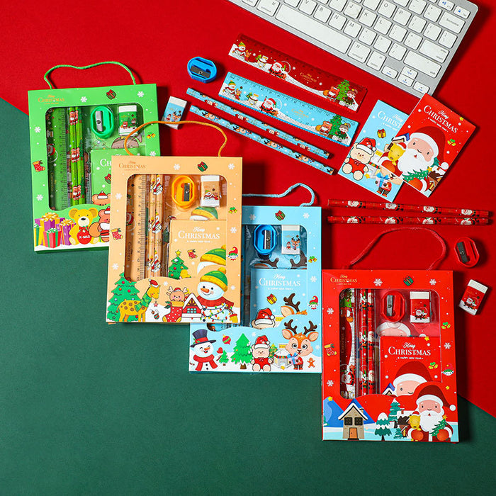 Wholesale Christmas student stationery gift box suit children' s Christmas small gift