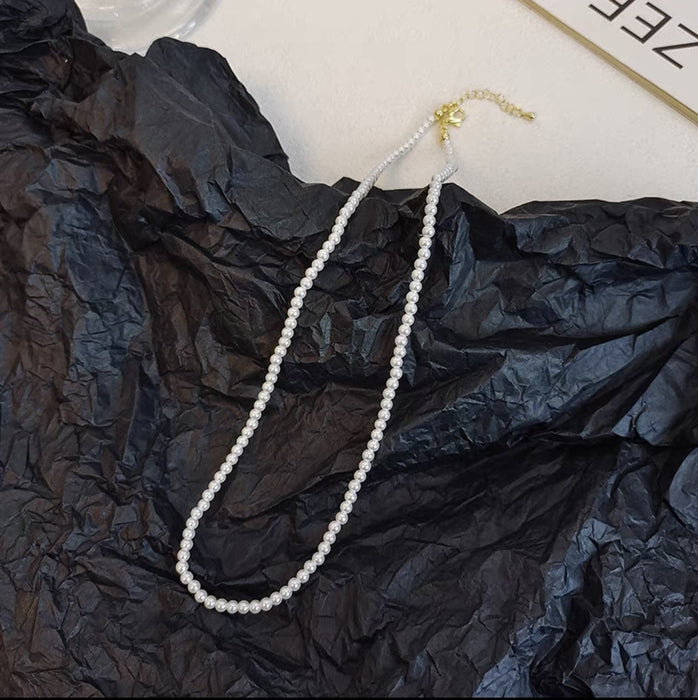 Wholesale Pearl necklace, women's light luxury internet celebrity temperament, simple and high-end feeling, collarbone chain