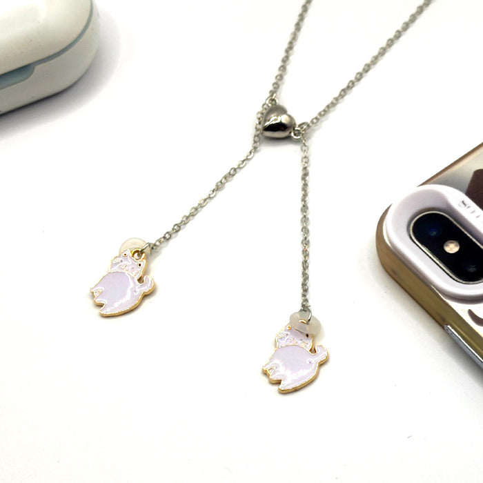 Wholesale Earphone necklace, eyeglass chain, anti drop headphone necklace