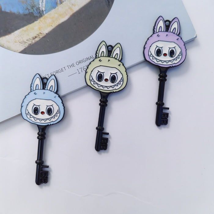 Wholesale Alloy Cloth Big Head Keychain Accessories DIY Mobile Phone Chain Bag