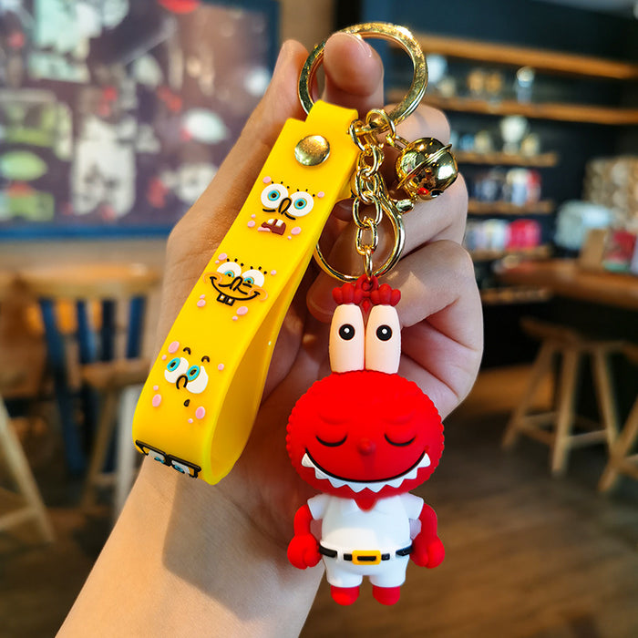 Wholesale Cartoon Doll Silicone Keychain JDC-KC-Tingm256