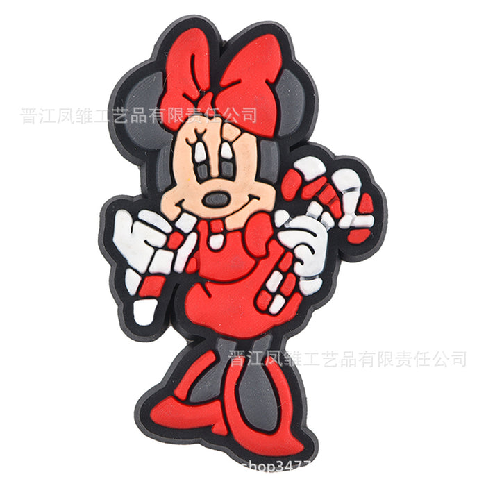 Wholesale 50pcs Christmas Shoes Charms  soft rubber shoes accessories decoration