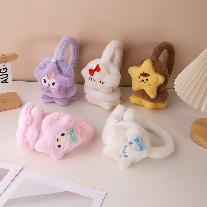 Wholesale  velvet warm ear protection cartoon fashion  earmuffs