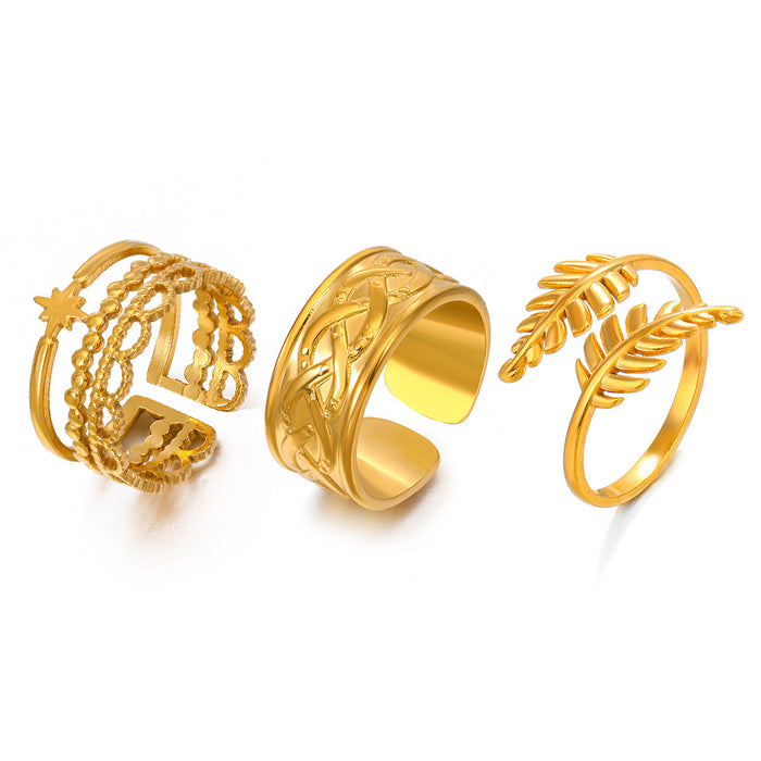 Wholesale Stainless steel Adjustable Rings female