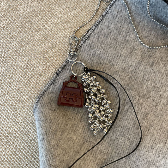 Wholesale Water bottle pendant necklace crossbody bag pendant women's accessories niche design sweater chain