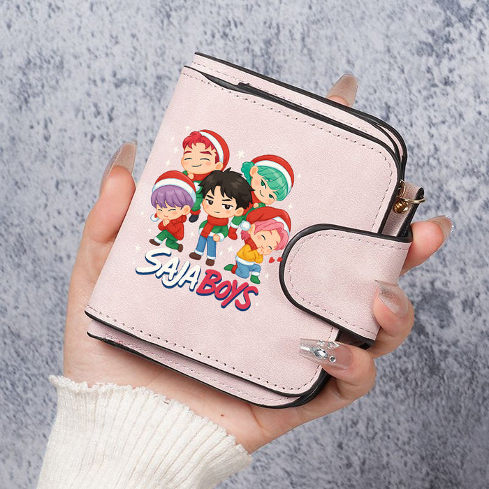 Wholesale PU Kpop Devil Hunter Wallet For Women Cute Multi Function Coin Card Holder Casual Everyday Use
