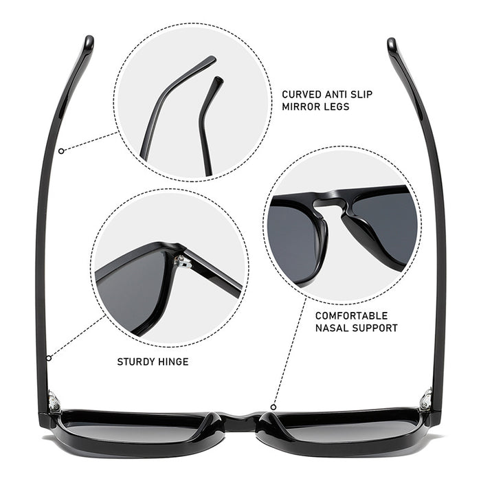 Wholesale Polarized -Style Square Sunglasses