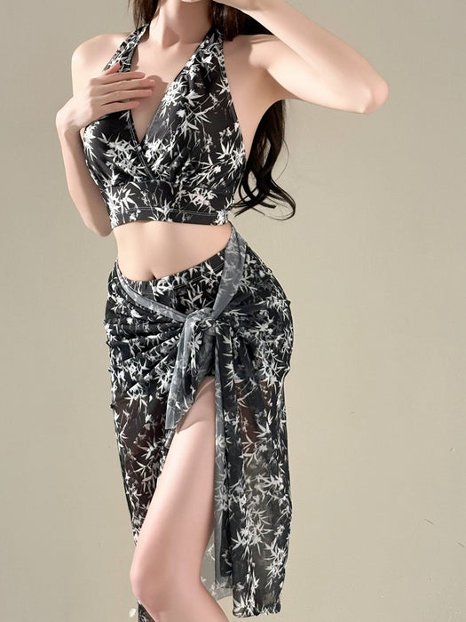 Wholesale Bikini three piece swimsuit split swimsuit sexy temperament swimsuit