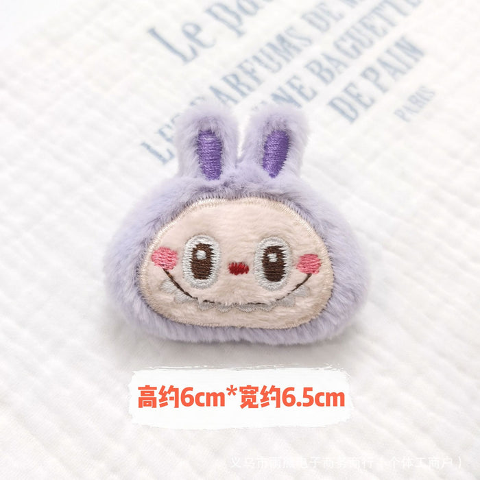 Wholesale Cute Cartoon Plush Rabbit Plush Pendant  Brooch Shoe Clothing Hair Accessory Bag Accessory