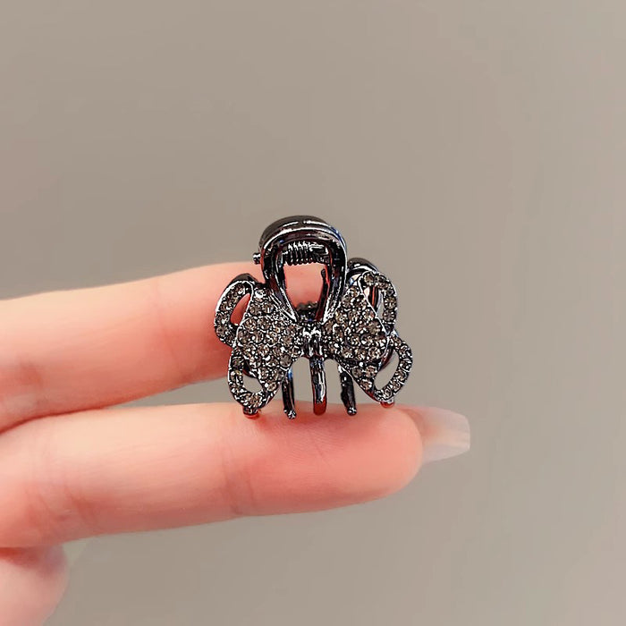Wholesale   rhinestone bow clip small size shark clip bangs clip  half clip hairpin headdress