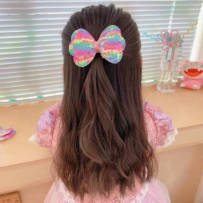 Wholesale Butterfly Hair Rope Children's Fabric Hair Band JDC-HS-Jiangx001