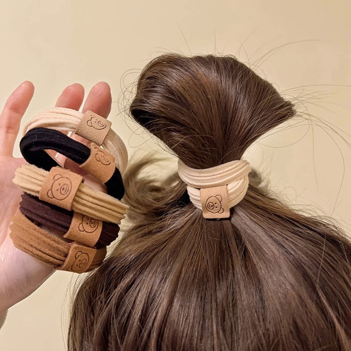 Wholesale Girls Hair Bun Ponytail Hair Rope Elastic Band JDC-HS-DF004