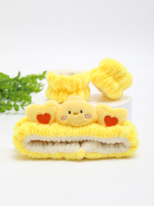 Wholesale Cute cartoon animal face wash headband