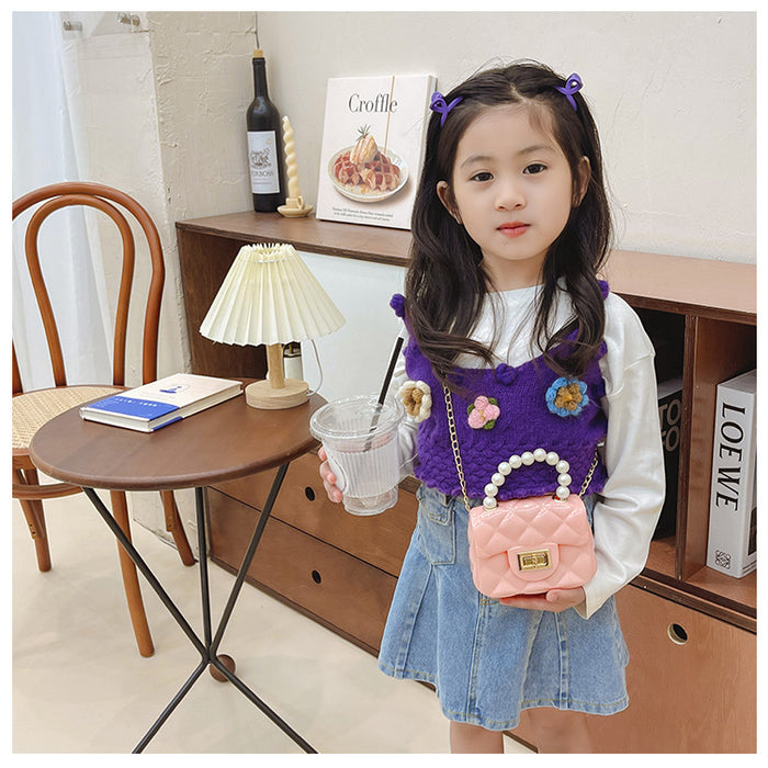Wholesale Jelly bag, hand-held mini bag, children's cute little shoulder bag