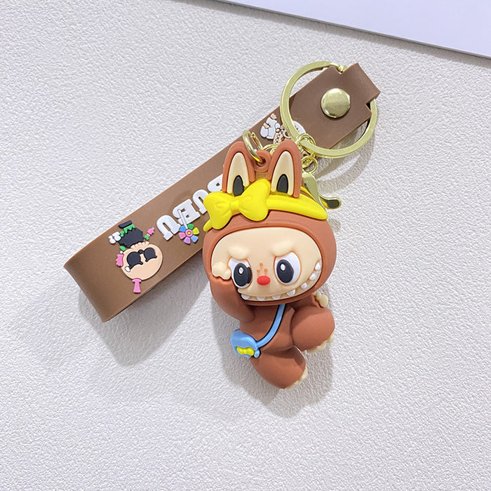 Wholesale Cute PVC 3D Cartoon Pendant Keychains