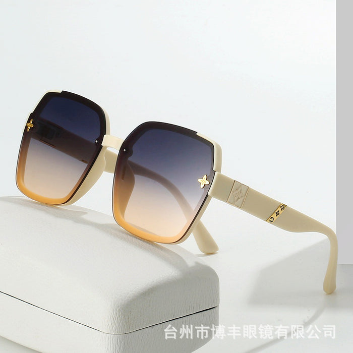 Wholesale Square Frame Polygon PC Sunglasses JDC-SG-Bofeng008