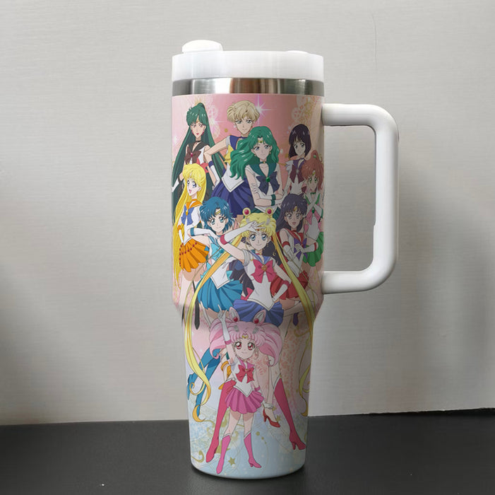 Wholesale 40oz Car Cup  cartoon Stainless Steel  ice bullies cup Tumbler Thermos Cup