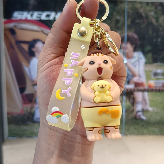 Wholesale PVC Cartoon Doll Keychain JDC-KC-KuangK014