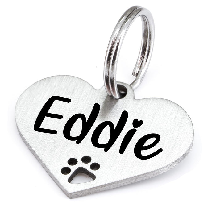 Wholesale Stainless steel pet tag double-sided engraved electroplated hang tag