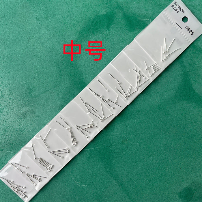 Wholesale New minimalist silver ear studs, silver needles, ear sticks, and ear needles