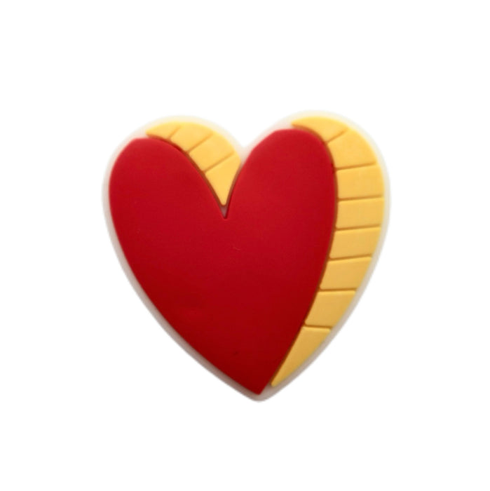 Wholesale Love Hole Shoes Flower Shoes Buckle DIY Removable Decorative Accessories Wholesale PVC Soft Rubber