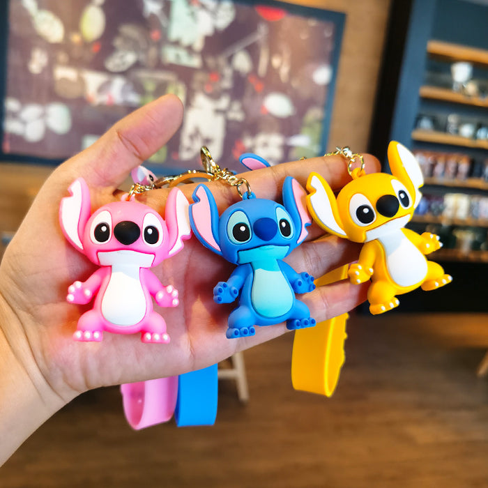 Wholesale Rubber Cartoon Doll Three-dimensional Keychain JDC-KC-Tingm108