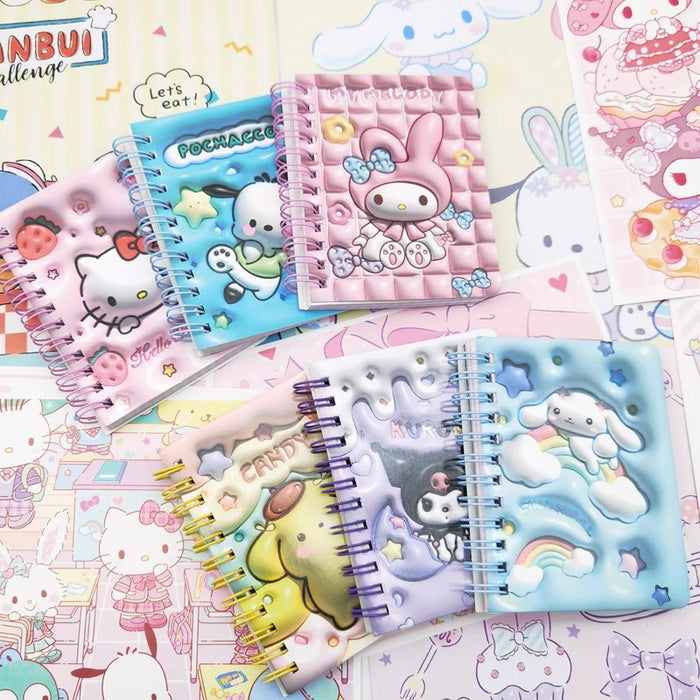 Wholesale Cute cartoon spiral notebook with dividers for students.