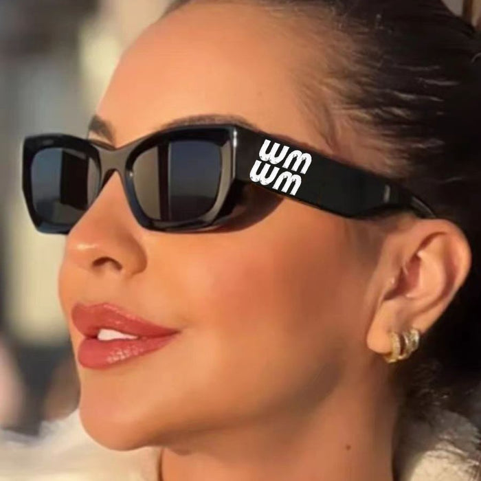 Wholesale Cat's Eye letter sunglasses retro sunglasses women's