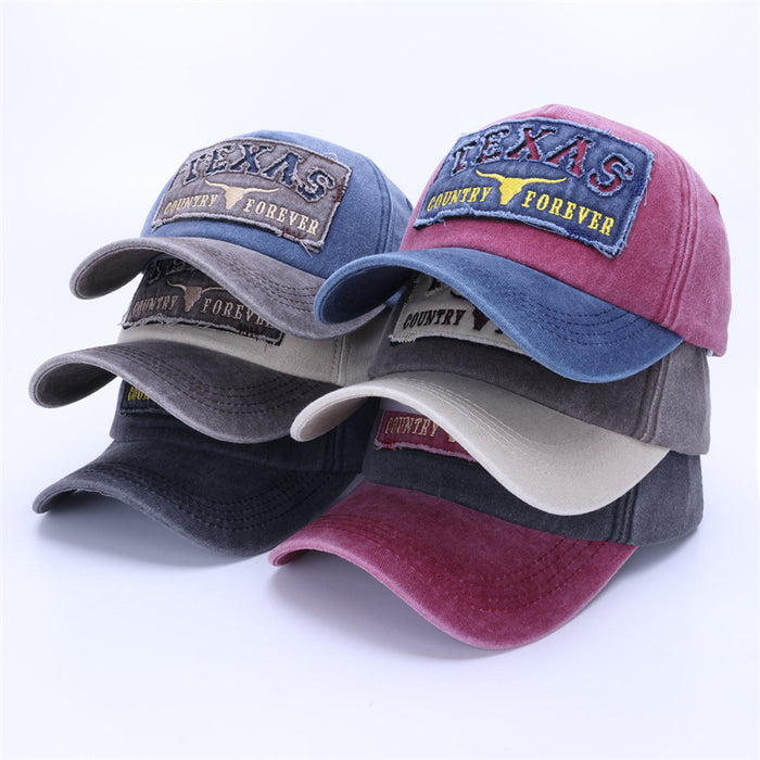 Wholesale Alphabet baseball cap, fashionable retro casual sun hat, autumn spring summer men's duckbill cap