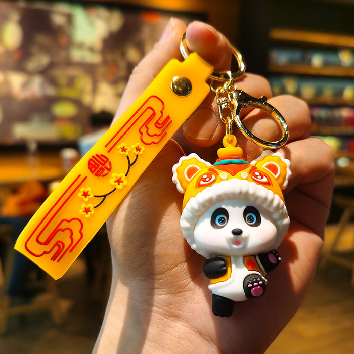 Wholesale Rubber Cartoon Doll Keychain JDC-KC-Tingm192