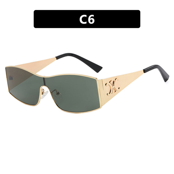 Wholesale Large frame connected sunglasses, high-end photography sunglasses, UV resistant and sunshade sunglasses