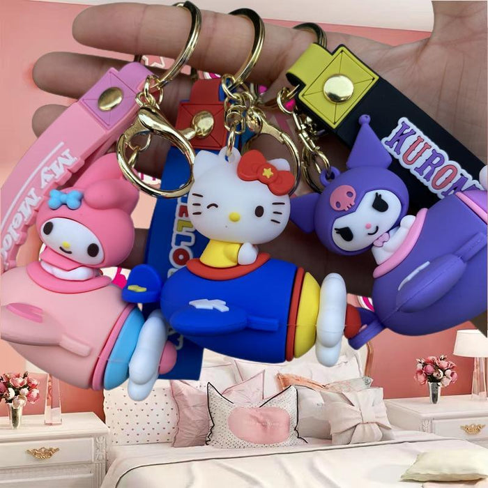 Wholesale Cartoon Doll Silicone Keychain JDC-KC-MingT063