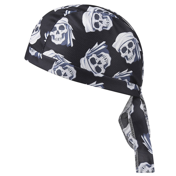 Wholesale Sports Print Skull Pirate Hat Outdoor Adult Men and Women Sunscreen Hat
