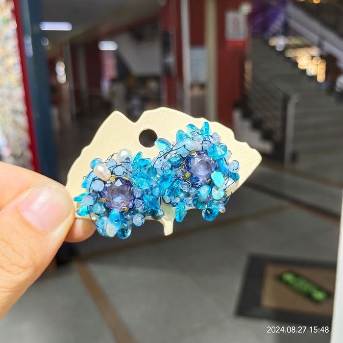 Wholesale Handmade Silver needle real gold plating