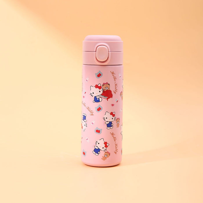 Wholesale Cartoon Thermos Cup Large Capacity Buckle Cup Cartoon Stainless Steel Pea Cup