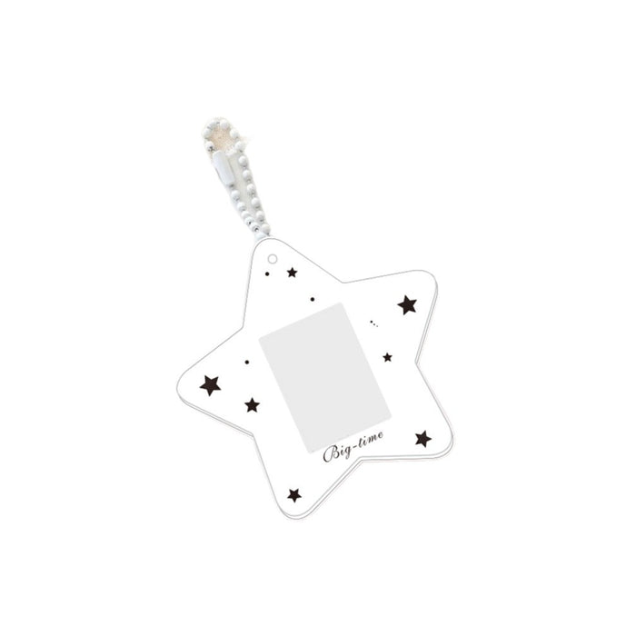 Wholesale Star Hard Card Holder for Students Photo Decoration Key Chain Pendant Card Holder