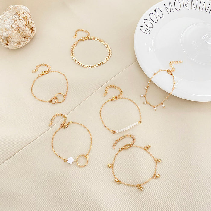 Wholesale Geometric Circle Bracelet suit