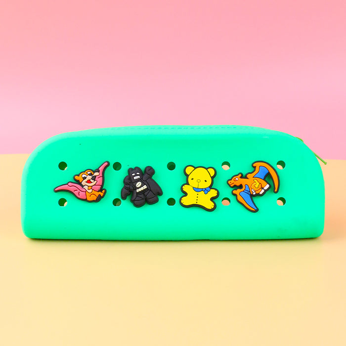 Wholesale 10PCS DIY Silicone Hole Pencil Case JDC-PC-GangDa001