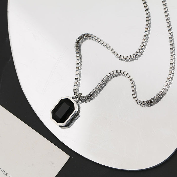 Wholesale  Square Geometric Necklace Women's