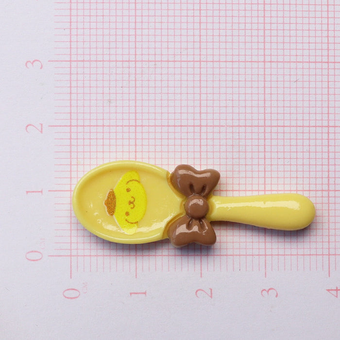 Wholesale 10pcs Cartoon Shiny Bow Spoon Acrylic Diy Decorative Patch Accessories JDC-FK-YaoL028