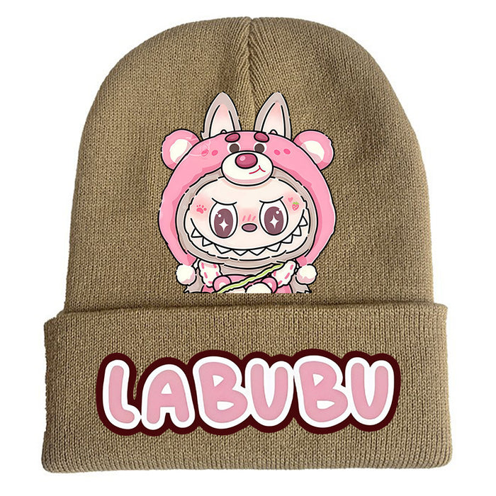 Wholesale Anime cartoon woolen hat knitted hat pullover outdoor warm
