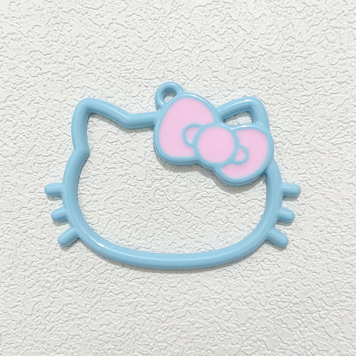 Wholesale hollow kitten alloy key pendant  bag decoration jewelry accessories pendant