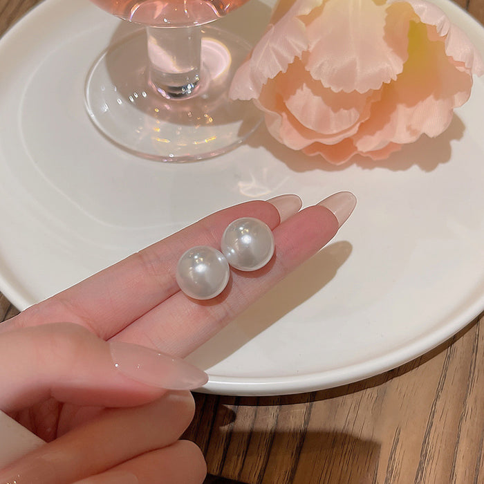 Wholesale Pearl and Cat' s Eye Stud Earrings