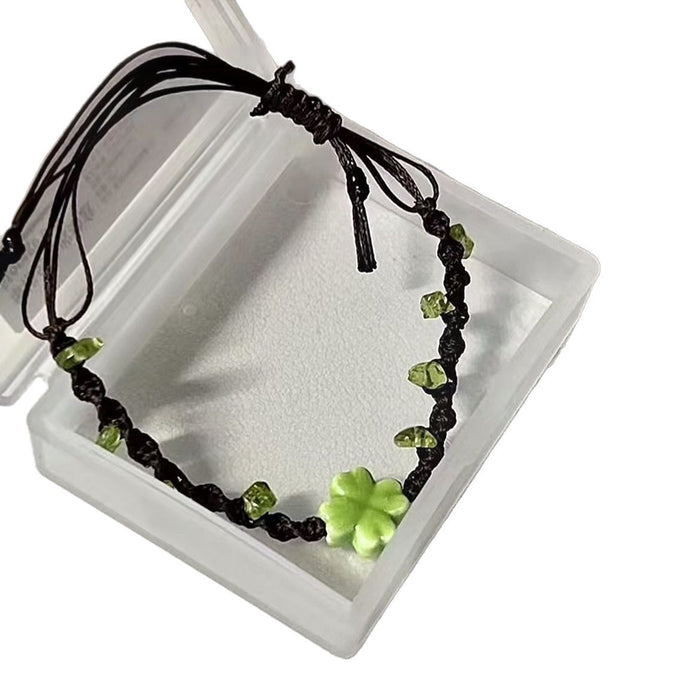 Wholesale Clover Bracelet Woven Bracelet  Lover Best Friend Bracelet Accessories