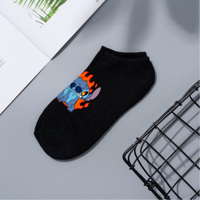 Wholesale Cartoon Short Cotton Socks JDC-SK-WuDuomei005