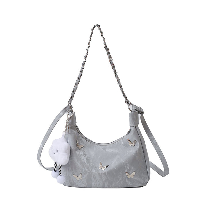 Wholesale New fashionable butterfly crossbody bag popular single shoulder large capacity commuting bag