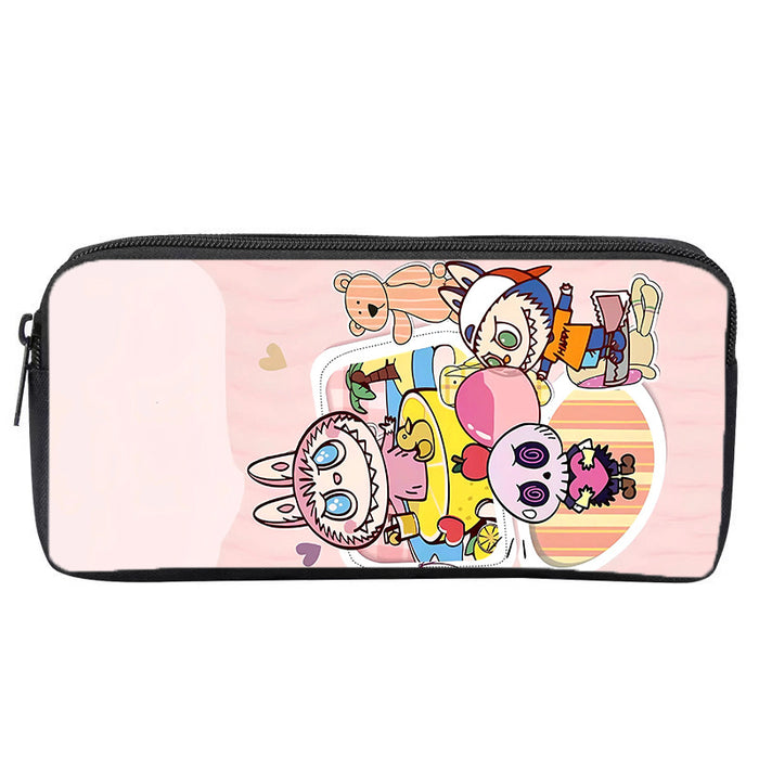 Wholesale Pencil Bag Student Stationery Bag Cartoon Printed Pencil Bag Single Layer Pencil Bag Large Capacity